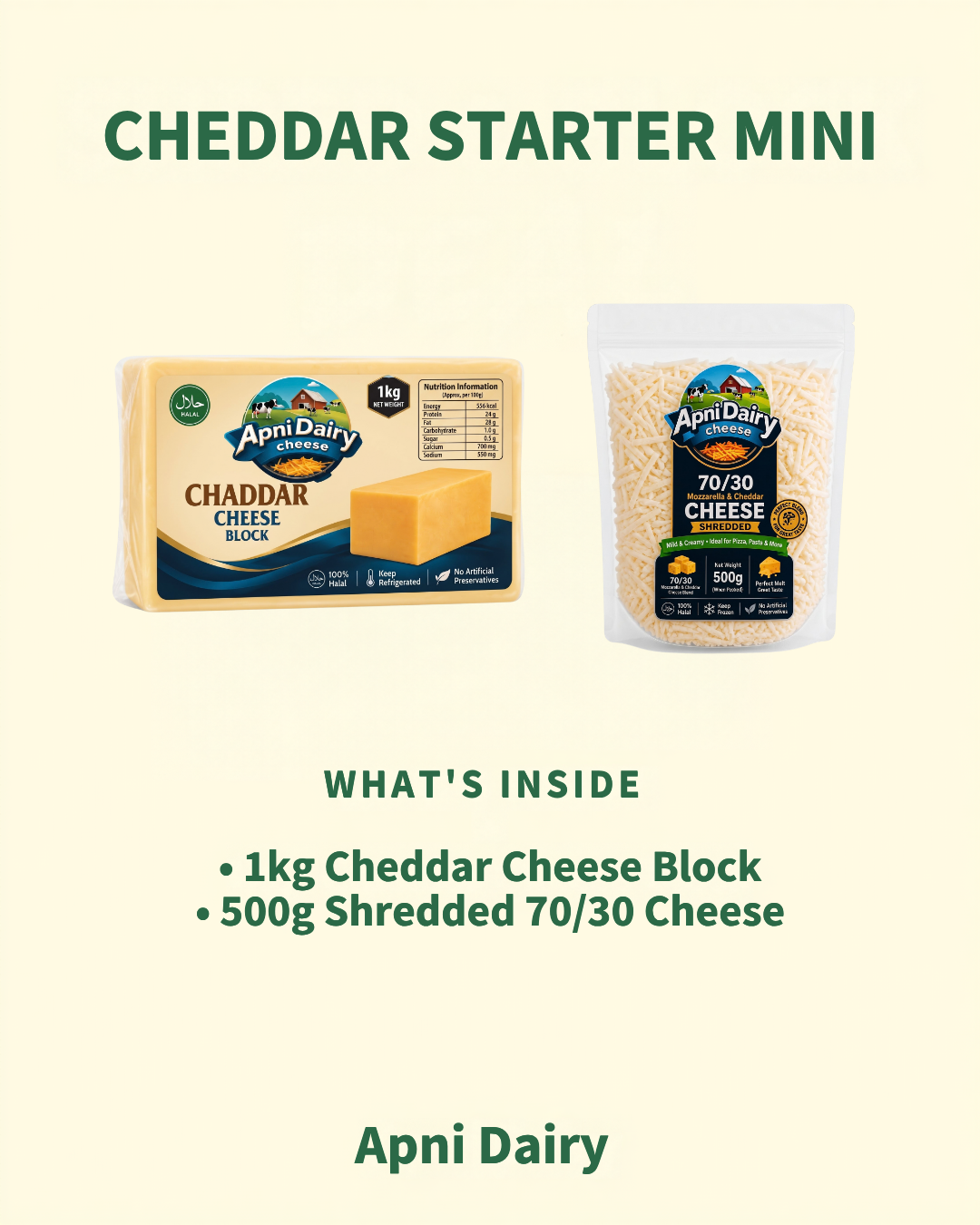 Cheddar Starter Mini Deal