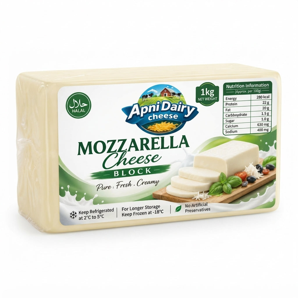 Mozzarella Blocks 1KG
