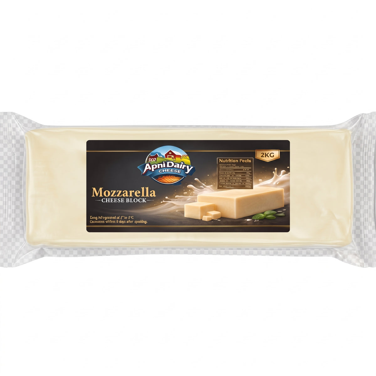 Mozzarella Cheese Block 2KG