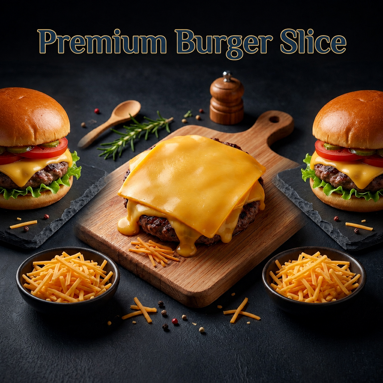 Premium Burger Slice